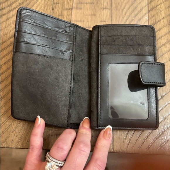 Coach Black and Gray Signature Wallet - Picture 3 of 8